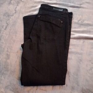 Democracy Freedom Ankle Skimmer Jeans Womens Sz 10 Black Comfort Stretch‎